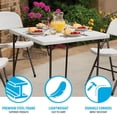 thumbnail image 5 of Lifetime 34" Residential Square Fold-In-Half Table, White, 5 of 10