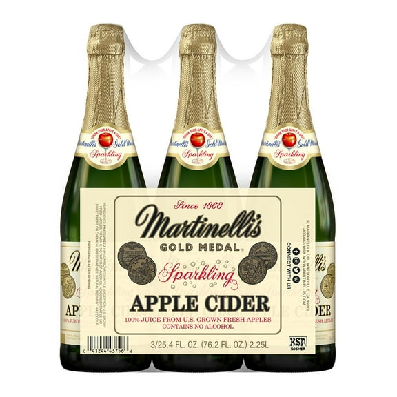 Martinelli's Sparkling Apple Cider 25.4 fl. oz., 3 pk.