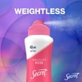 thumbnail image 4 of Secret Dry Spray Women's Antiperspirant Deodorant, Vanilla, Wild Rose & Waterlily, 4.1 oz., 3 pk., 4 of 10