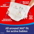 thumbnail image 4 of Huggies Little Movers HuggFit 360° Diapers, Sizes 3-7, 4 of 13