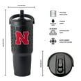 thumbnail image 3 of Logo Brands Nebraska Cornhuskers Stainless Steel Tumbler Set, 3 of 7