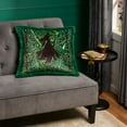 thumbnail image 1 of Wicked Faux Fur Decorative Pillow, 22"x22", 1 of 7