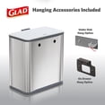 thumbnail image 5 of GLAD Countertop 1.5 Gallon Trash Can Assorted Colors, 5 of 8