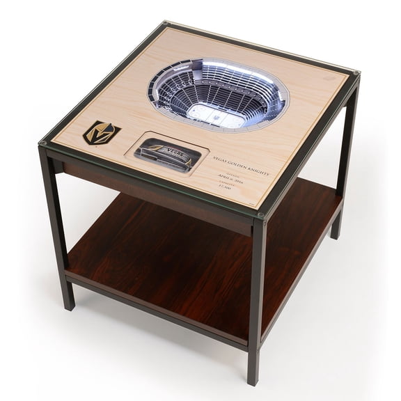 YouTheFan Las Vegas Golden Knights Lighted Stadium End Table