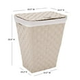 thumbnail image 3 of Member's Mark Laundry Hamper, 19.5” W x 14.5” D x 23.2" H, 3 of 13