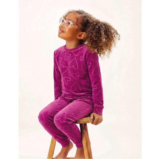 Member's Mark Girls 2-Pack Cozy Pajama Set