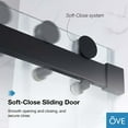 thumbnail image 8 of OVE Decors Bel Soft Close 60" W x 32" D x 78-3/4" H  Corner Shower with Sliding Door, Side Panel & Base, 8 of 9
