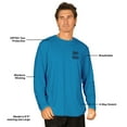 thumbnail image 3 of Reel Life Men's Long Sleeve UV Tee, 3 of 5