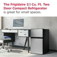 thumbnail image 2 of Frigidaire Compact Fridge Freezer Combo, 3.1 cu. ft. Capacity, Small Top Freezer Refrigerator, 2 of 9