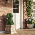 thumbnail image 2 of Select Surfaces Charlie The Dog 27'' Artificial Turf Topiary, 2 of 10