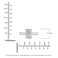 thumbnail image 5 of Lab Created Elongated Cushion Cut Diamond Ring in 18K Gold, 5 of 5