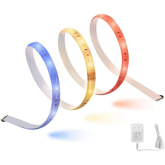 SYLVANIA Wifi LED SMART Flex Strip, color changing works with Alexa, Google Assistant, and Siri shortcuts - 2 piece - 13 ft total
