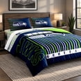 thumbnail image 4 of Logo Brands Seattle Seahawks Bed-In-A-Bag Set, 4 of 5