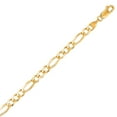 thumbnail image 2 of Solid Figaro Chain Necklace in 14K Gold, 2 of 5