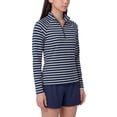 thumbnail image 2 of Lands' End Women's Quarter Zip Rashguard, 2 of 6