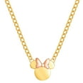 thumbnail image 1 of Disney Mickey or Minnie Mouse Chain Pendant Necklace in 14K Gold, 1 of 6