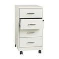 thumbnail image 6 of Hirsh 18" Deep 4-Drawer Metal Mobile Organizer, 4 Box Drawers, White, 6 of 19