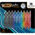 thumbnail image 1 of BIC Gel-ocity Retractable Gel Pen, Medium Point (0.7mm), Various, 18 Ct, 1 of 6