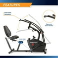 thumbnail image 6 of Marcy Dual Action Cross Training Recumbent Exercise Bike, 6 of 10