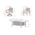 thumbnail image 5 of Member's Mark Hampton Fire Dining Set with Sunbrella Fabric, 7pc, 5 of 7