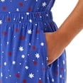thumbnail image 5 of Member's Mark Women's Americana Notch Collar Short Sleeve and Short Pajama Set, 5 of 11