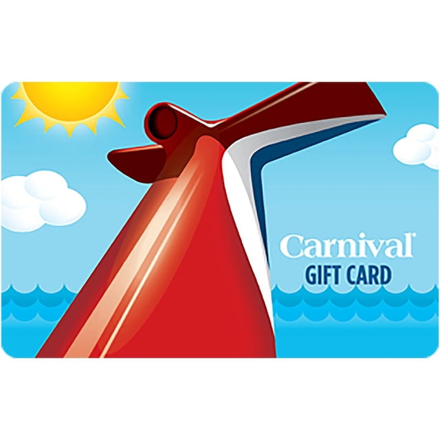 Carnival Cruise Line $100 Email Delivery Gift Card