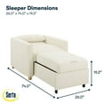 thumbnail image 7 of Serta Connor Twin Size Convertible Chair, 7 of 9