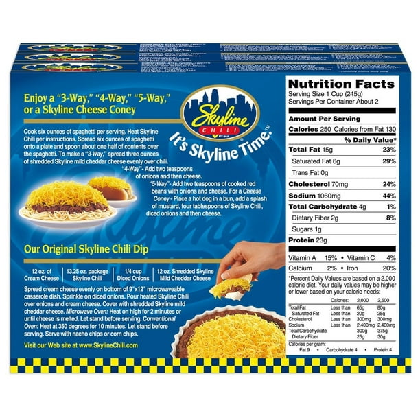 Skyline Chili Original Chili Recipe, Frozen, 3 pk. - Samsclub.com