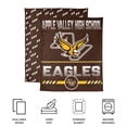 thumbnail image 6 of Logo Brands Apple Valley High School 60"x70" Super Plush Blanket, 6 of 7