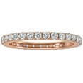 thumbnail image 1 of Round Cut Diamond Eternity Band in 14K Gold, 1 of 5