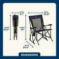 thumbnail image 4 of GCI Outdoor RoadTrip Rocker XL Portable Folding Camp Chair, 4 of 8