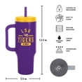 thumbnail image 3 of Logo Brands LSU Tigers Stainless Steel Leakproof Tumbler, 3 of 6