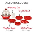 thumbnail image 4 of Dash Deluxe 12-Egg Cooker and Steamer, Choose Color, 4 of 6
