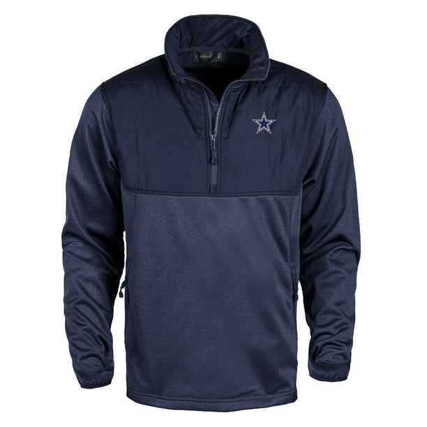 Dallas Cowboys Adult Quarter-Zip Pullover Jacket