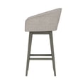 thumbnail image 10 of HH2 Home Upholstered Barrel Back Wood Adjustable Height Swivel Bar Stool, 10 of 19