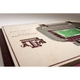 thumbnail image 4 of YouTheFan Texas A&M Aggies 17"x13" 3D 5 Layer Stadium View Wall Art, 4 of 5