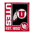 thumbnail image 1 of Logo Brands Utah Utes 60"x70" Super Plush Blanket, 1 of 6