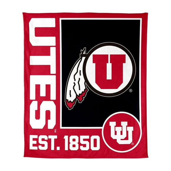 Logo Brands Utah Utes 60"x70" Super Plush Blanket