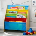 thumbnail image 1 of Delta Children Sling Book Rack Bookshelf for Kids, Assorted Colors, 1 of 8