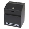 thumbnail image 4 of Safco Steel Suggestion/Key Drop Box with Locking Top, Black, 4 of 5