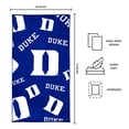 thumbnail image 4 of Logo Brands Duke Blue Devils 38"x72" Beach Towel, 4 of 4