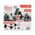 thumbnail image 10 of iHome 15W Magnetic Wireless Charging Car Mount 8pc Kit with Retractable Cable, 10 of 10