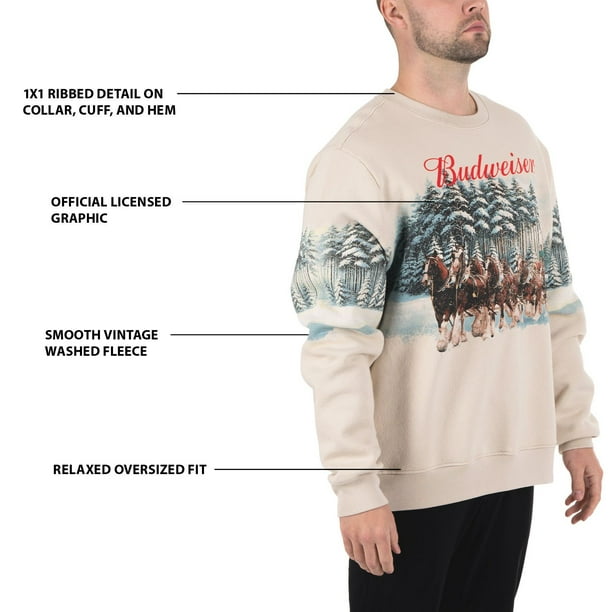 Men's Holiday Crewneck Fleece Sweatshirt - Samsclub.com