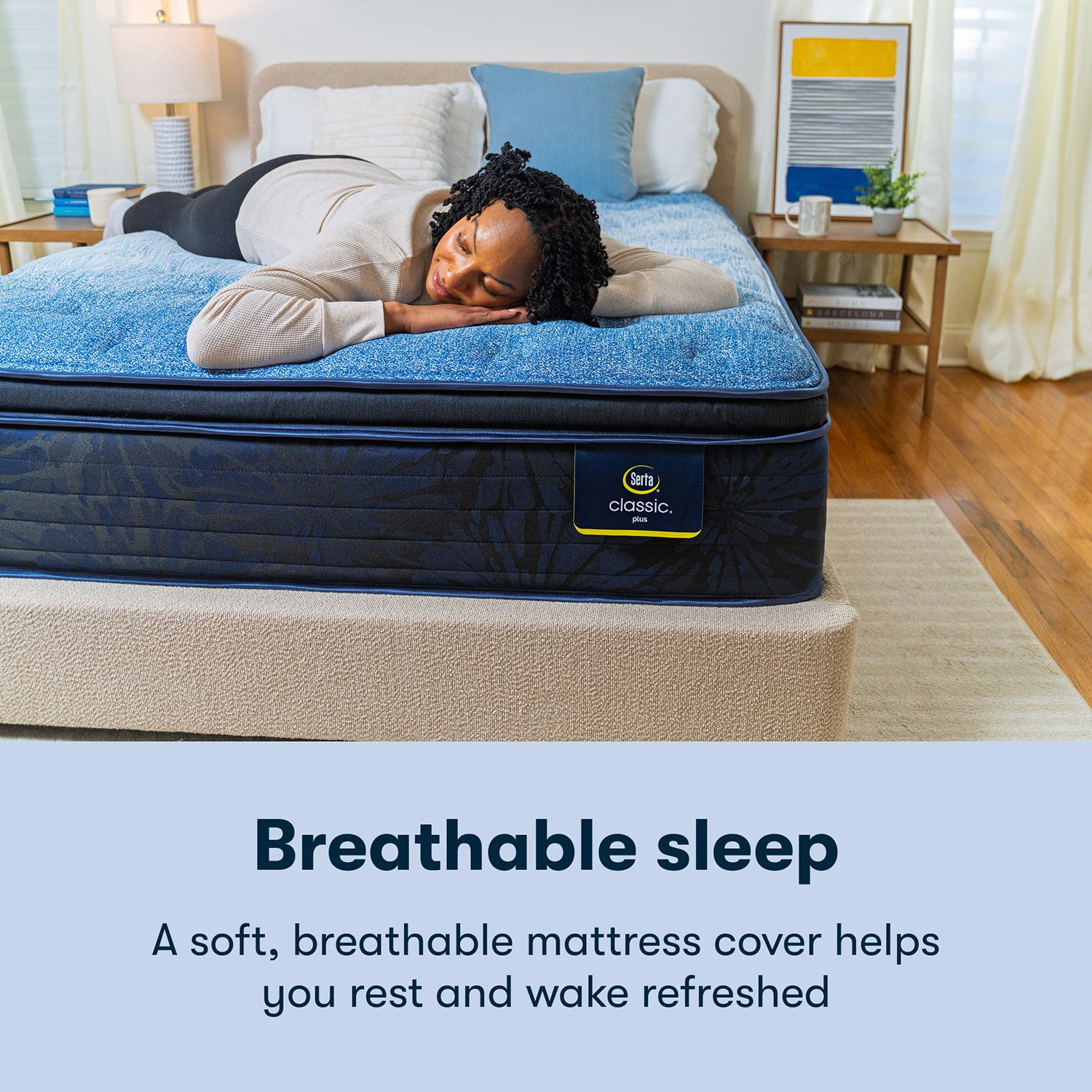 Serta Classic Plus Heather Ridge Pillow Top Mattress (Available in Medium  and Plush), image size:1500x1500