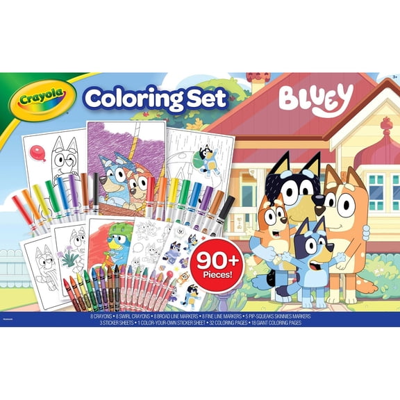 Crayola Coloring Kit, Pokemon & Bluey