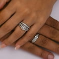 thumbnail image 3 of 0.05 CT. T.W. Round Cut Single Row Mens Diamond Band in 14K Gold, 3 of 3