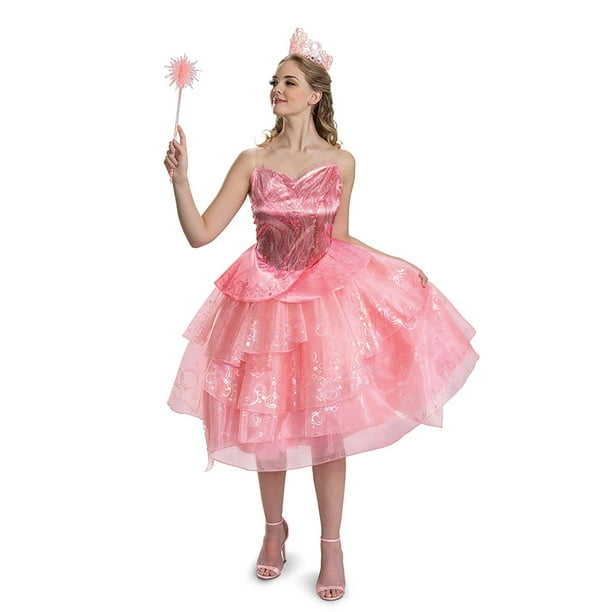 glinda's dress Wicked Deluxe Blue Glinda for Girls and a wardrobe that says I majored in sparkles and minor in spontaneous musical numbers. Step into the spotlight (and possibly break into song) with this Womens Wicked Glinda Popular Dress Costume Wicked Glinda Adult Deluxe Costume
