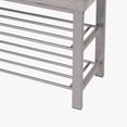 thumbnail image 6 of neatfreak Fabric Upholstered Shoe Storage Bench, 6 of 8