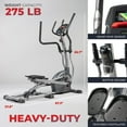 thumbnail image 7 of Sunny Health & Fitness Interactive Cross Trainer Elliptical, 7 of 7