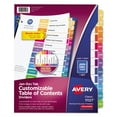 thumbnail image 1 of Avery Customizable TOC Ready Index Multicolor Dividers, 12-Tab, Letter, 1 of 7